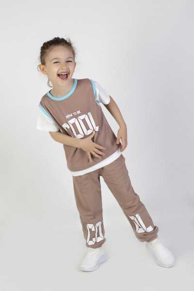 \"Harika Kids Cool Printed 2-Piece Outfit for Boys Aged 2-5, Style Tfy8568-106-25\"