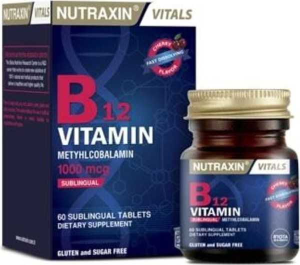 Nutraxin Vitamin B12 1000 Mcg - Language Six Tablets 8680512627364