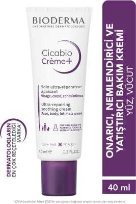 Bioderma Cicabio Cream+ Cilt Bariyeri Onarıcı Nemlendirici Yatıştırıcı Tüm Ciltler için Yüz Vücut Krem 40 ml 3701129810095 Bioderma Cicabio Cream+ Cilt Bariyeri Onarıcı Nemlendirici Yatıştırıcı Tüm Ciltler için Yüz Vücut Krem 40 ml 3701129810095