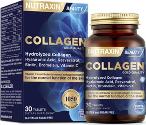 Nutraxin Hydrolyzed Collagen 30 Tablets NUTRAXIN630357