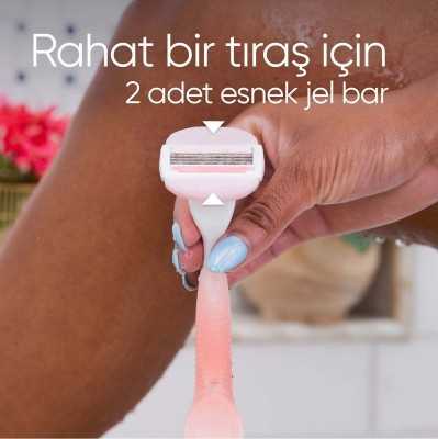 Gillette Venus Venus Comfortglide Spa Breeze Kadın Tıraş Makinesi 4 Adet Yedek Tıraş Bıçağı 7702018469727