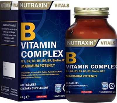 Nutraxin B Complex Vitamin 60 Tablet 8680512602767