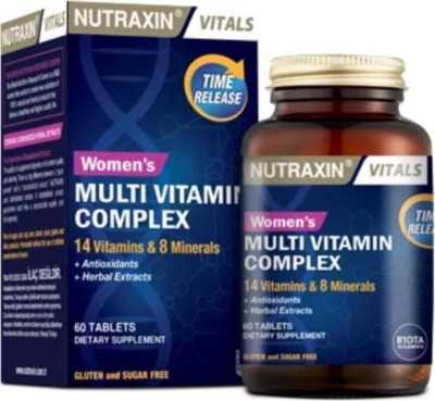 Nutraxin Multivitamin Mineral Complex 60 Tablet Kadınlara Özel 8680512601449