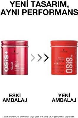 Osis Thrill Elastik Lifli Gum Şekillendirici Orta Tutuş 100ml | Parlaklık Veren Gum Wax 4045787314014