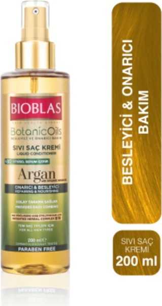 Bioblas Botanic Oils Argan Oil Liquid Hair Cream 200 Ml Sprayer Care Cream 5003370