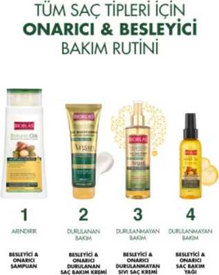 Bioblas Botanic Oils Argan Yağlı Sıvı Saç Kremi 200 Ml Onarıcı Bakım Kremi 5003370