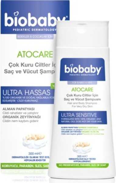 Biobaby Dry And Shampoo 300 Ml For Atopic Skins. Cream 100 ml Very Dry Skins 30181003