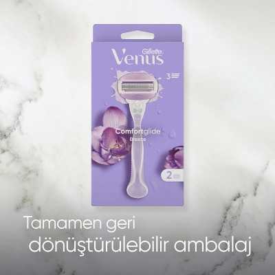 Gillette Venus Venus Comfort Glide Breeze Tıraş Makinesi 2 Adet Yedek Başlık 7702018334919