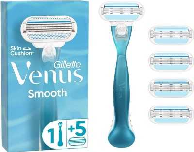 Gillette Venus Venus Smooth Tıraş Makinesi + 5 Adet Yedek Başlık 7702018363490