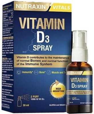 Nutraxin Vitamin D3 Sprey 1000 Iu 30 ml 8680512633167