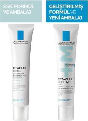 La Roche Posay Effaclar Duo+M Yağlı, Akne/Sivilce Eğilimli Ciltler için Yüz Bakım Kremi 40ml 3337875598071