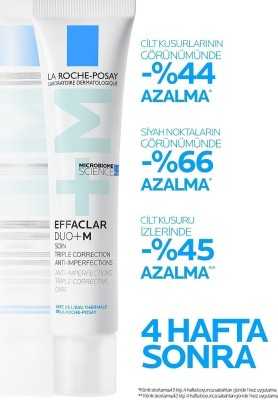 La Roche Posay Effaclar Duo+M Yağlı, Akne/Sivilce Eğilimli Ciltler için Yüz Bakım Kremi 40ml 3337875598071