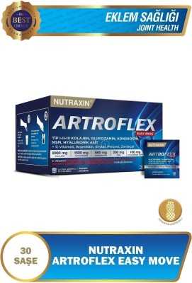 Nutraxin Artroflex Easy Move Vitamin Ve Mineralller Içeren Ananas Aromalı Takviye Edici Gıda 30 Saşe 8680512632153