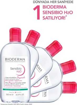 Bioderma Sensibio H2O Micellar Makyaj Temizleme Suyu Hassas ve Normal Ciltler 500 ml 3401345935571