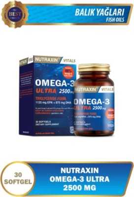 Nutraxin Omega-3 Ultra 2500 Mg 30 Yumuşak Kapsül NUT2821