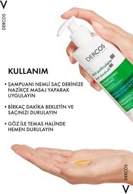 Vichy Dercos Anti-dandruff Kepek Karşıtı Şampuan Normal & Yağlı Saçlar 390 Mlx 2 Adet 8681689315023