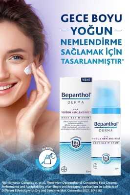 Bepanthol Derma Yoğun Nemlendirici Gece Bakım Kremi 50ml bepantholdermagece50ml