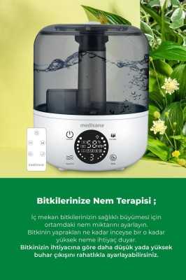 medisana 45055 Ekranlı Aroma Fonksiyonlu 2.5L Buharlı Hava Nemlendirme Cihazı MED-45055