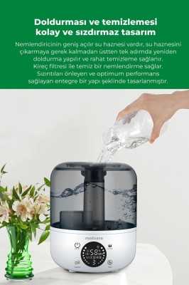 medisana 45055 Ekranlı Aroma Fonksiyonlu 2.5L Buharlı Hava Nemlendirme Cihazı MED-45055